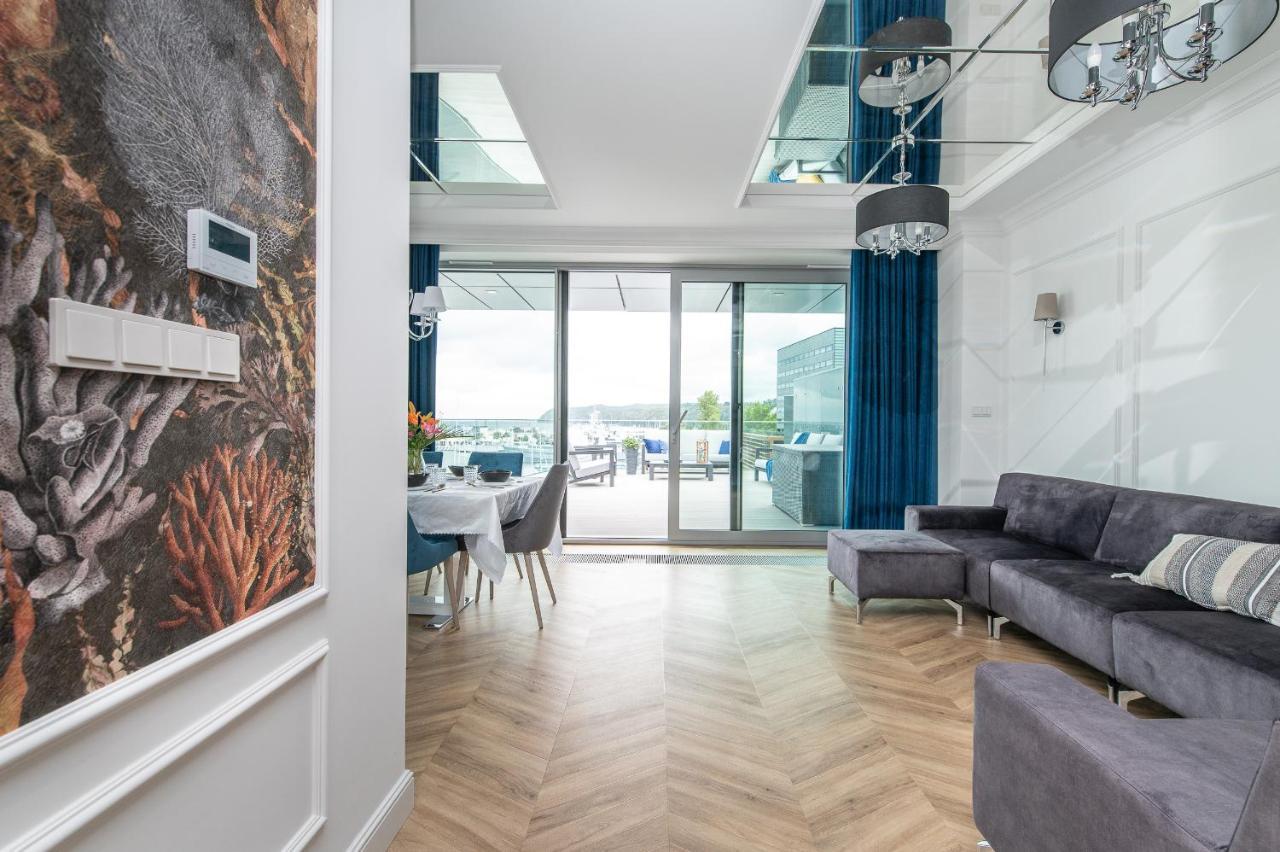 Yacht Park Premium Apartment Sea View Γκντίνια Εξωτερικό φωτογραφία