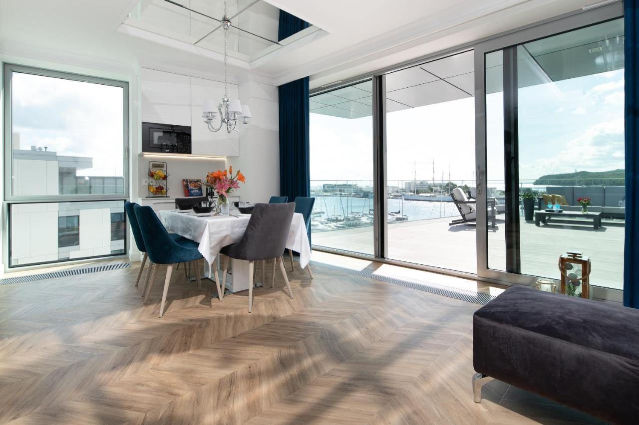 Yacht Park Premium Apartment Sea View Γκντίνια Εξωτερικό φωτογραφία