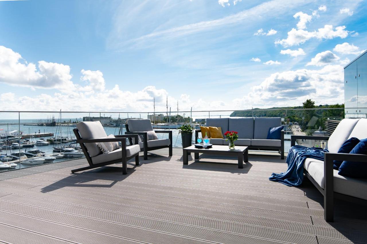 Yacht Park Premium Apartment Sea View Γκντίνια Εξωτερικό φωτογραφία